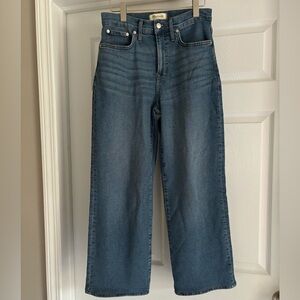 Women’s Madewell The Perfect Vintage Wide Leg Jeans Size 29